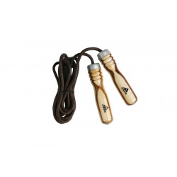 Adidas Springseil - Leder mit Holzgriffen