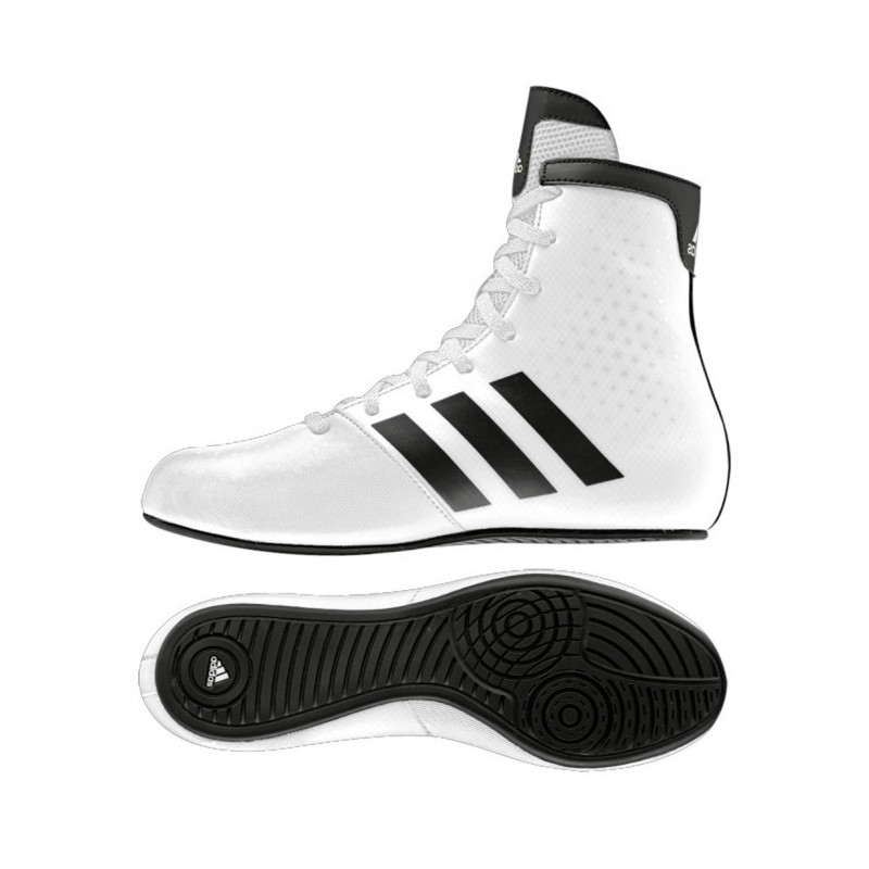 Adidas 'KO Legend 16.2 K' Kinderboxstiefel weiß/schwarz