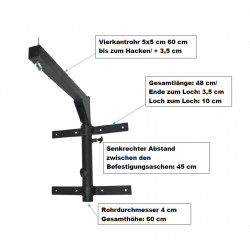 Boxsack Wandhalterung - klappbar