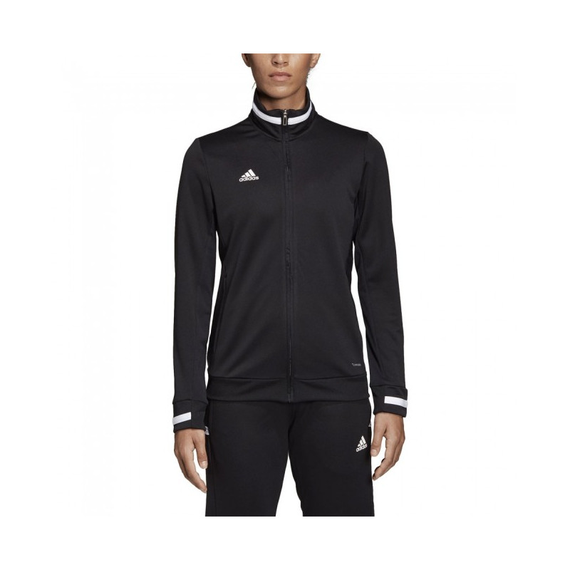 adidas T19 TRK JACKET W BLACK/WHITE