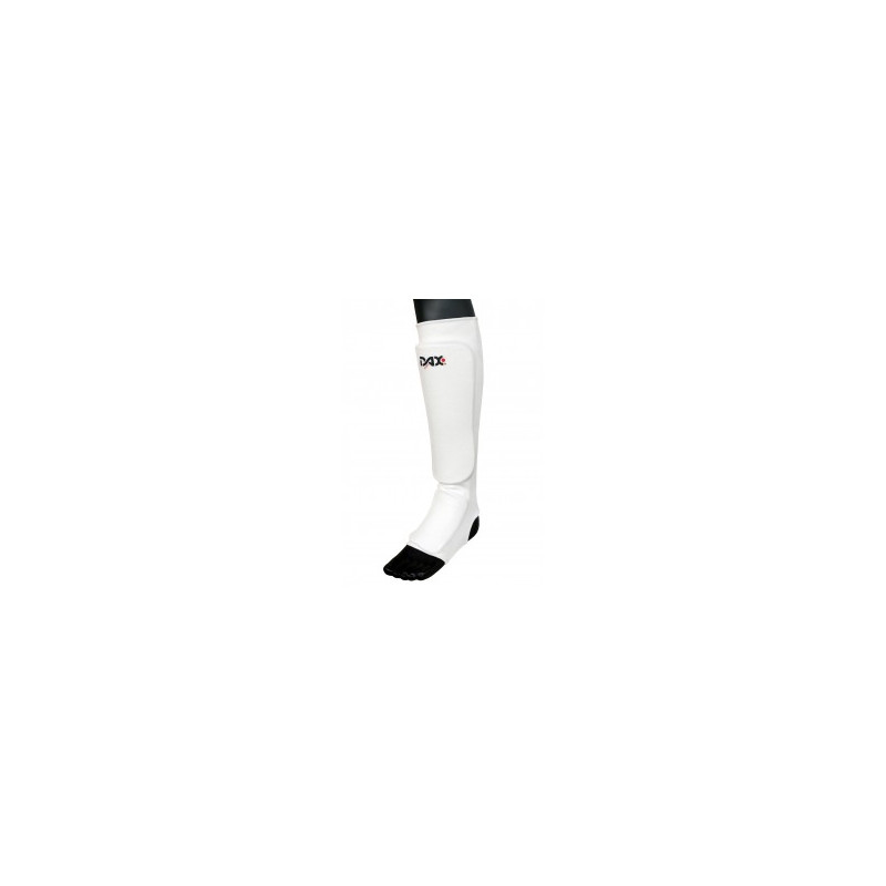 Schienbeinschutz mit Fußschutz elastic weiß Gr. M