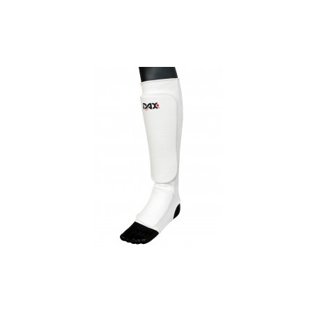 Schienbeinschutz mit Fußschutz elastic weiß Gr. M