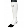 Schienbeinschutz mit Fußschutz elastic weiß Gr. M