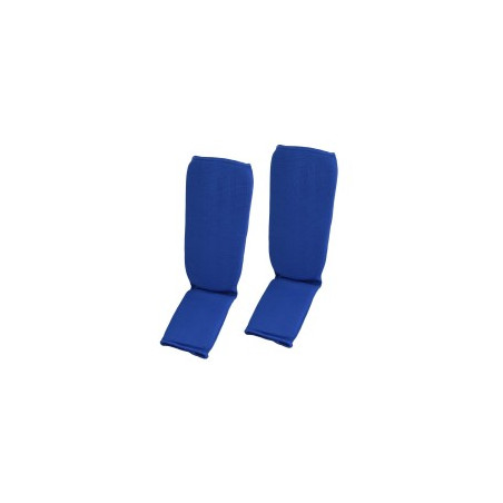 Schienbeinschutz mit Fußschutz elastic blau Gr. L