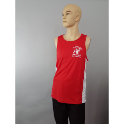 Ringelite Muskel-Shirt schwarz-weiß / rot-weiß