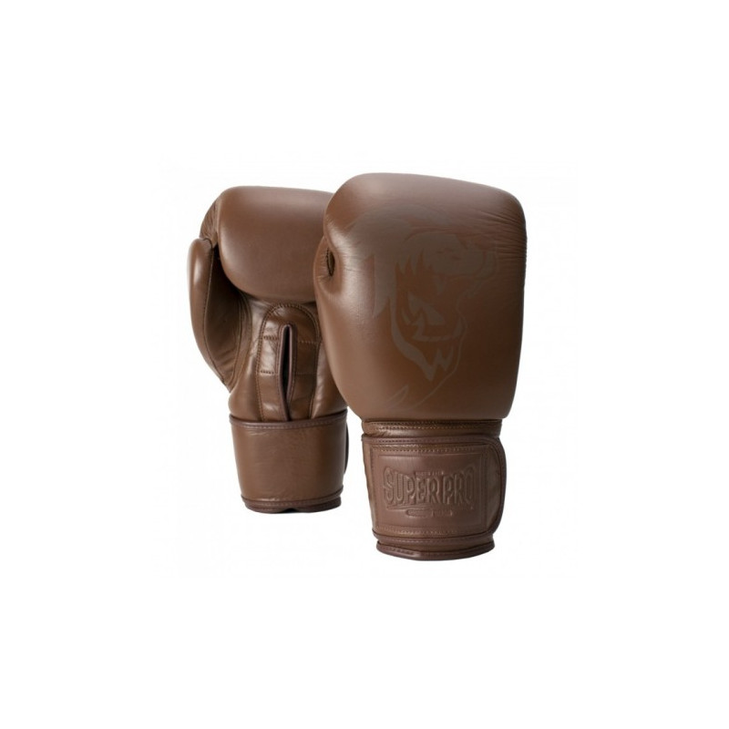 Super Pro Combat Gear Legend SE Leder Boxhandschuhe brown
