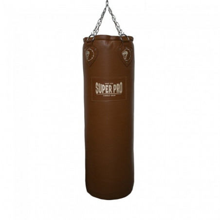 Super Pro Leder-Boxsack Classic Braun 138x42 cm